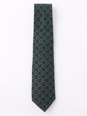 Aquascutum (Men)/アクアスキュータム 【ＵＫ　Ｔｒａｄｉｔｉｏｎａｌ】マダープリント小紋タイ（２２０４４８００６２）