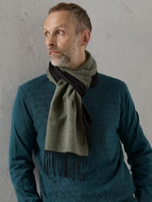 Ｃａｓｈｍｅｒｅ＆Ｓｉｌｋ　ダブルフェイスマフラー（２２０４４８２００１）