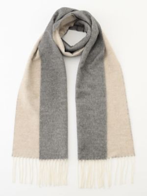 Ｃａｓｈｍｅｒｅ＆Ｓｉｌｋ　ダブルフェイスマフラー（２２０４４８２００１）