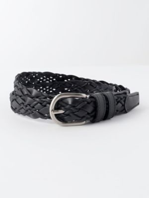 ＜Aquascutum (Men)＞Ｌｅａｔｈｅｒ　Ｍｅｓｈ　Ｂｅｌｔ（２２０４４９００１８）