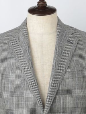 【ＵＫ　Ｔｒａｄｉｔｉｏｎａｌ】Ｌｉｎｅｎ　Ｇｌｅｎｐｌａｉｄ　Ｊａｃｋｅｔ（２２０５２０４５６４）