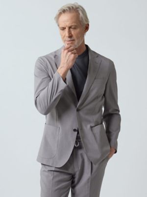 Aquascutum (Men)/アクアスキュータム Summer TEC.3 Dot Air Jacket(2205207027) 93_グレー コート・ジャケット【三越伊勢丹/公式】