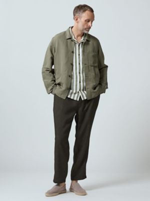 Summer Linen Shirt Jacket