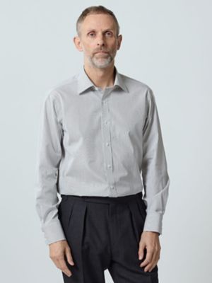 ＜Aquascutum (Men)＞【ＵＫ　Ｔｒａｄｉｔｉｏｎａｌ】Ｌｏｎｄｏｎ　Ｓｔｒｉｐｅ　Ｓｈｉｒｔ（２２０５２２１０２０）