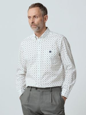 ＜Aquascutum (Men)＞ＡＱ　Ｆｌｏｒａｌ　Ｐｒｉｎｔ　Ｓｈｉｒｔ（２２０５２２５００３）