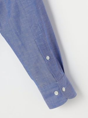 Ｗｏｏｌ　Ｌｉｎｅｎ　Ｃｈａｍｂｒａｙ　Ｓｈｉｒｔ（２２０５２２５０１２）