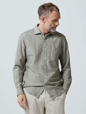 Ｗｏｏｌ　Ｌｉｎｅｎ　Ｃｈａｍｂｒａｙ　Ｓｈｉｒｔ（２２０５２２５０１２）