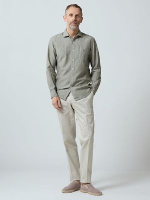 Ｗｏｏｌ　Ｌｉｎｅｎ　Ｃｈａｍｂｒａｙ　Ｓｈｉｒｔ（２２０５２２５０１２）