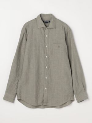 Ｗｏｏｌ　Ｌｉｎｅｎ　Ｃｈａｍｂｒａｙ　Ｓｈｉｒｔ（２２０５２２５０１２）