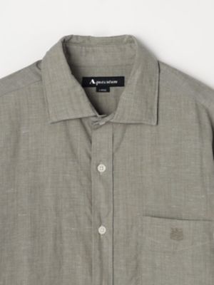 Ｗｏｏｌ　Ｌｉｎｅｎ　Ｃｈａｍｂｒａｙ　Ｓｈｉｒｔ（２２０５２２５０１２）