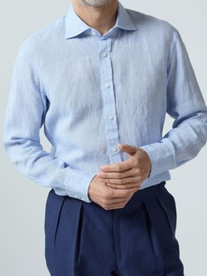 【ＵＫ　Ｔｒａｄｉｔｉｏｎａｌ】Ｉｒｉｓｈ　Ｌｉｎｅｎ　Ｓｈｉｒｔ（２２０５２２５０１７）