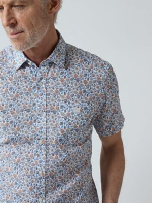 Ｆｌｏｒａｌ　Ｐｒｉｎｔ　Ｓｈｏｒｔ　Ｓｌｅｅｖｅ　Ｓｈｉｒｔ（２２０５２２６０２３）