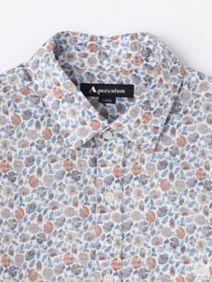 Ｆｌｏｒａｌ　Ｐｒｉｎｔ　Ｓｈｏｒｔ　Ｓｌｅｅｖｅ　Ｓｈｉｒｔ（２２０５２２６０２３）