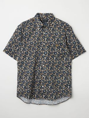 Aquascutum (Men)/アクアスキュータム オーバーラップフローラルショートシャツ（２２０５２２６０５１）