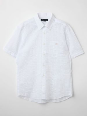 ＜Aquascutum (Men)＞マルチストライプショートスリーブシャツ（２２０５２２６０５２）