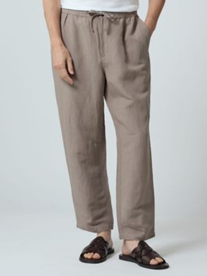 ＜Aquascutum (Men)＞Ｌｉｎｅｎ　Ｒｅｓｏｒｔ　Ｐａｎｔｓ（２２０５２４４０１５）