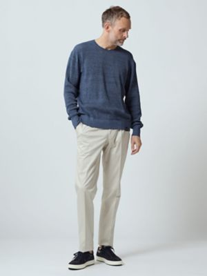 Denim－look Roll－neck Knit