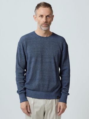 新品】Aquascutum アクアスキュータム Vネック薄手ニット メンズ2L