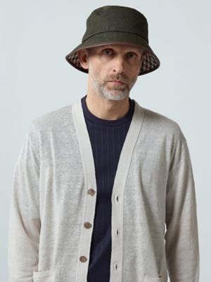 未使用 アクアスキュータム 麻100％ リネン ニットカーディガン LL 茶 Linen Cotton Cardigan（2205260003