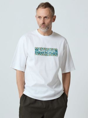 Stone－wall Motif Print T