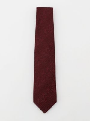 Aquascutum (Men)/アクアスキュータム Stone Wall Carving Motif Tie(2205280004)