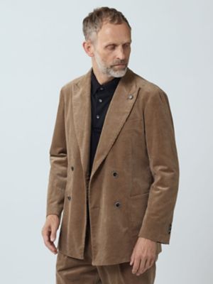 Aquascutum (Men)/アクアスキュータム TEC.3 Strech Drapy Corduroy Jacket(2205407125) 84_オウドイロ コート・ジャケット【三越伊勢丹/公式】