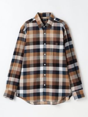 ＜Aquascutum (Men)＞Ｂｌｏｃｋ　Ｃｈｅｃｋ　Ｓｈｉｒｔ（２２０５４２５０４４）