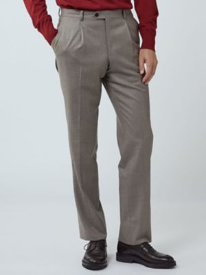 Aquascutum (Men)/アクアスキュータム Light Flannel Trousers(2205443127) 85_チャイロ パンツ・ズボン【三越伊勢丹/公式】