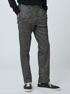 506 新品 アクアスキュータム ピンヘッドウールパンツ 日本製スラックス 76 506 新品 アクアスキュータム ピンヘッドウールパンツ 日本製