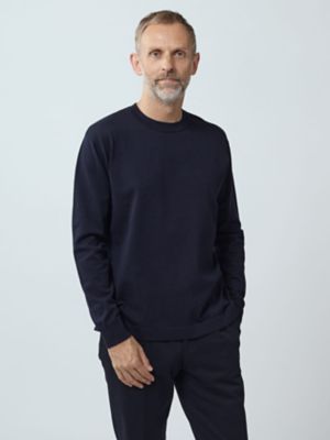 Aquascutum (Men)/アクアスキュータム TEC.3 Crew-neck Long-sleeve(2205471002) 39_ネービーブルー トップス【三越伊勢丹/公式】