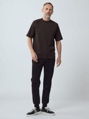 Aquascutum (Men)/アクアスキュータム TEC.3 Trip:Nylon Bare-smooth Half-sleeve(2205472003) 89_コゲチャ トップス【三越伊勢丹/公式】