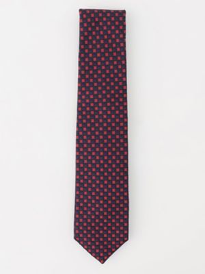 Aquascutum (Men)/アクアスキュータム ダイヤ柄タイ(小剣クレスト)(2205480003) 39_ネービーブルー ネクタイ【三越伊勢丹/公式】