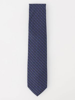 Aquascutum (Men)/アクアスキュータム ダイヤ柄タイ(小剣クレスト)(2205480003) 96_グレー ネクタイ【三越伊勢丹/公式】