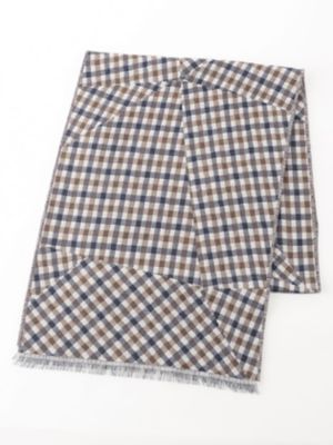 Crazy Pattern Club Checkストール