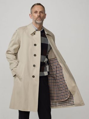 英国製 アクアスキュータム ステンカラーコート メンズ アクアスキュータム(Aquascutum) メンズステンカラーコート | 通販