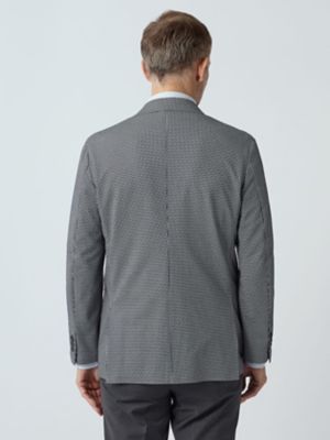 TEC．3 Sheperd Check Knit Jacket