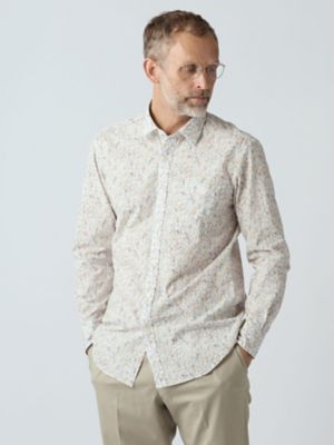 ＜Aquascutum (Men)＞Ｂｏｔａｎｉｃａｌ　Ｐｒｉｎｔ　Ｓｈｉｒｔ（２２０６２２５００４）