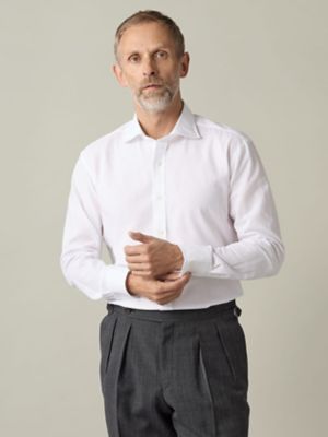 ＜Aquascutum (Men)＞【ＵＫ　Ｔｒａｄｉｔｉｏｎａｌ】Ｖｏｉｌｅ　Ｓｈｉｒｔ（２２０６２２５０６２）