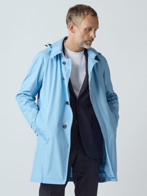 【美品✨️】【M】Aquascutum フード付き スプリングコート 撥水加工 NEW AQUA TECH 中綿ライナーフーデットコート