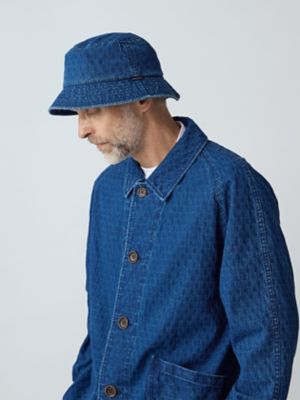 Aquascutum (Men)/アクアスキュータム Ｄｅｎｉｍ　Ｊａｃｑｕａｒｄ　Ｂｕｃｋｅｔ　Ｈａｔ（２２０６２９１１１２）