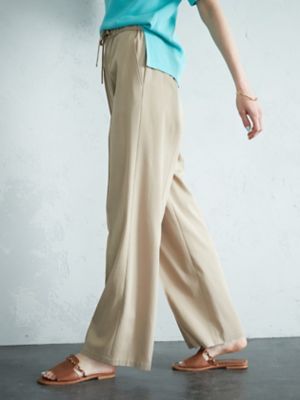ウォッシャブルレーヨンワイドパンツ ５００２２４００２１ 三越伊勢丹オンラインストア 公式