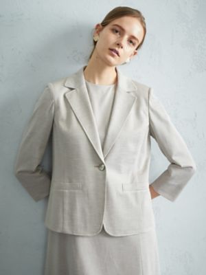 ＜Aquascutum (Women)＞ウォッシャブルラミーカノコ　ジャケット（５００３２０４０２０）
