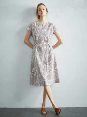 ＜Aquascutum (Women)＞ペイズリープリントドレス（５００３２１６０２９）