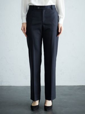 ウールシルク ストレートパンツ（5003240006） | Aquascutum 