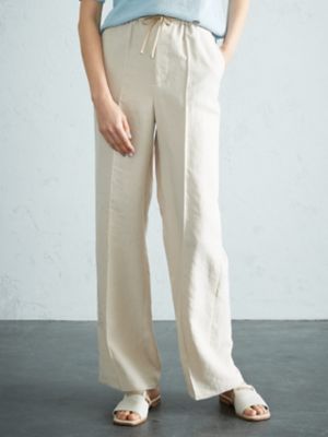 ＜Aquascutum (Women)＞ダルスラブツイル　ワイドパンツ（５００３２４００３０）
