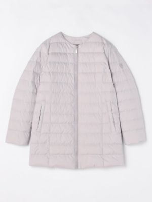 ＜Aquascutum (Women)＞ノーカラー　ライトダウン（５００３２５００４１）