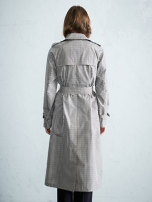 クラブチェックタフタ　トレンチコート（５００３２５０２３１）