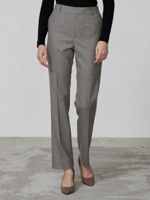 ＜Aquascutum (Women)＞【セットアップ対応】ミニクラブチェック　ストレートパンツ（５００３４４００１０）
