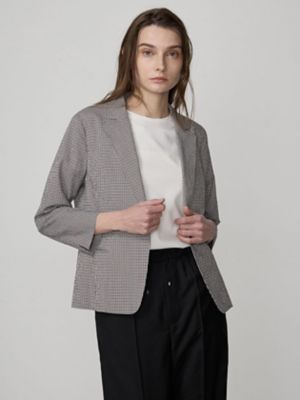 ＜Aquascutum (Women)＞【セットアップ対応】クラブチェックサッカージャケット（５００４２０４０４０）