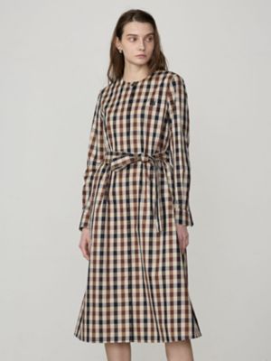 ＜Aquascutum (Women)＞ビッグクラブチェックドレス（５００４２１６０１９）
